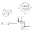 Кухонная мойка Qtap CS D510 Black (QTD510BLA404)