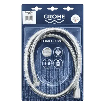 Душовий шланг 1750 Grohe Relexaflex Metal (28139000)