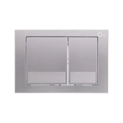 Qtap Nest Панель змиву, матовий хром (QT0111M06029SAT)