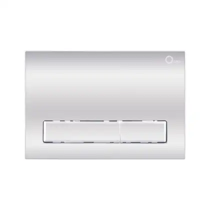 Qtap Nest Панель змиву для унітаза, хром (QT0111M08381CRM)