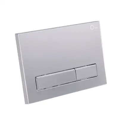 Qtap Nest Панель змиву для унітазу, сатин (QT0111M08382SAT)