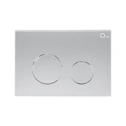 Qtap Nest Панель змиву для унітазу, сатин (QT0111M11111SAT)