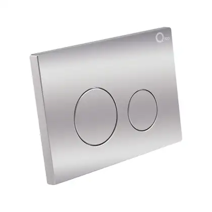 Qtap Nest Панель змиву для унітаза, хром (QT0111M11112CRM)