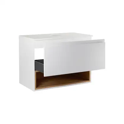 Тумба підвісна Qtap Robin QT1379TPН6001WWO