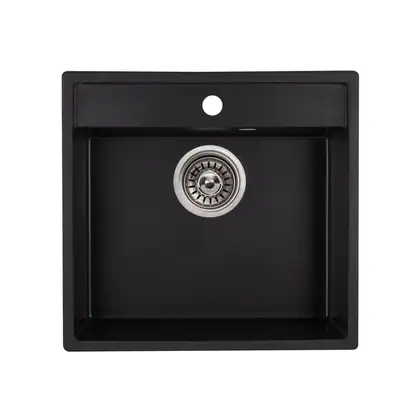 Кухонная мойка Qtap CS 5250 Black (QT5250BLA404)