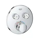 Душевая система скрытого монтажа с термостатом Grohe Grohtherm SmartControl c Tempesta 250 (цвет - хром) (26416SC1)
