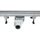 Трап Qtap Aquarius CRM50800304 линейный с комбинированным затвором и нержавеющей решеткой (AQUACRM50800304)