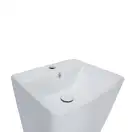 Раковина напольная моноблок Qtap Tern 440х380х830mm White с донным клапаном QT1711G302W
