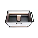 Комплект Qtap Taurus 700х580х437 White/Whitish oak тумба подвесная + раковина врезная QT2472TPT703WWO