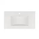 Комплект Qtap Taurus 800х580х437 White/Whitish oak тумба подвесная + раковина врезная QT2472TPT803WWO