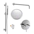 Комплект 5 в 1 душевая система скрытого монтажа Qtap 103 (QTSPRCRM103SET)