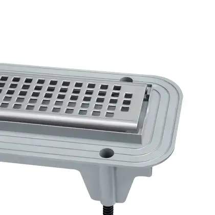 Трап Qtap Aquarius CRM50800304 линейный с комбинированным затвором и нержавеющей решеткой (AQUACRM50800304)