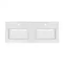 Раковина Qtap Albatross 1210х467х195 White с донным клапаном QT0111FL8167GW