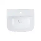 Раковина подвесная моноблок Qtap Crow 500х400х385 White с донным клапаном QT0511G815W