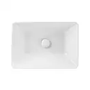 Раковина Qtap Crow 500x350x180 White с донным клапаном QT0511L582W