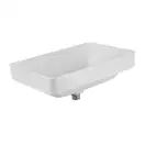 Раковина Qtap Crow 500x350x180 White с донным клапаном QT0511L582W