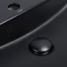 Раковина Qtap Scorpio 505х385х120 Matt black QT142202MBMB