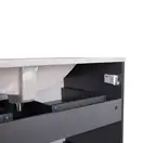 Комплект Qtap Albatross 810х825х460 Graphite тумба напольная + раковина врезная  QT1471TNВ8023080CG