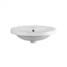Раковина Qtap Stork 546х406х180 White с донным клапаном QT1511L737W