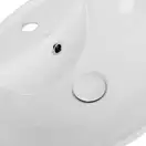 Раковина Qtap Stork 546х406х180 White с донным клапаном QT1511L737W