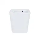 Раковина подвесная моноблок Qtap Tern 370х410х400 White с донным клапаном QT1711G808W