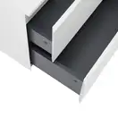 Тумба подвесная Qtap Tern 600х476х469 White со столешницей и полотенцедержателем QT1774TPЛ601W (QT1779TPL601W)