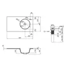 Раковина Qtap Virgo 800х460х300 White с донным клапаном QT1811FL8130ARRW