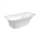 Раковина подвесная моноблок Qtap Virgo 1000х410х360 White с донным клапаном QT1811G760W