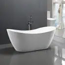 Смеситель для ванны REA SOHO черный напольный (REA-B0184)