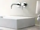 Смеситель для раковины (умывальника) REA LUNGO CHROM + BOX хром настенный скрытого монтажа (REA-B0521)