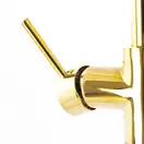 Смеситель для ванны REA ORTIS GOLD золотой напольный (REA-B7430)