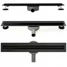 Трап для душа REA NEO SLIM PRO BLACK черный 90 см (REA-G8903)