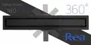 Трап для душа REA NEO PRO BLACK 2в1 черный 80 см (REA-G8907)