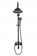 Душевой гарнитур REA RETRO OLD BLACK черный (REA-P2366)