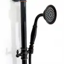 Душевой гарнитур REA RETRO OLD BLACK черный (REA-P2366)