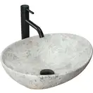 Rea Sofia Light Stone Умивальник накладний, сірий (REA-U0165)