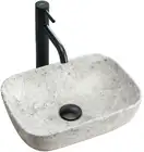Умывальник (раковина) REA CAMELIA LIGHT STONE накладной (REA-U0362)