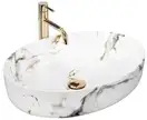 Умывальник (раковина) REA QUEEN CARRARA SHINY накладной (REA-U1232)