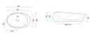 Умывальник (раковина) REA ROXY B STONE NATURE накладной (REA-U6650)