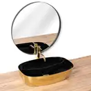 Rea Rich Gold/Black накладна раковина (REA-U9600)