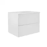 Тумба подвесная Qtap Tern 600х476х469 White со столешницей и полотенцедержателем QT1774TPЛ601W (QT1779TPL601W)