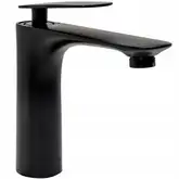 Смеситель для раковины (умывальника) REA ASTRO BLACK черный низкий (REA-B8440)