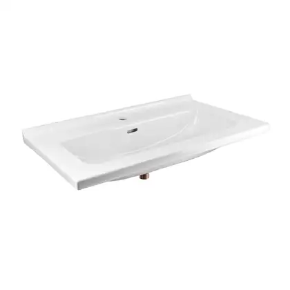 Раковина Qtap Albatross 01 815х467х195 White с донным клапаном QT0111FL8167CW