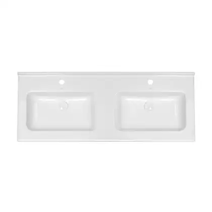 Раковина Qtap Albatross 1210х467х195 White с донным клапаном QT0111FL8167GW