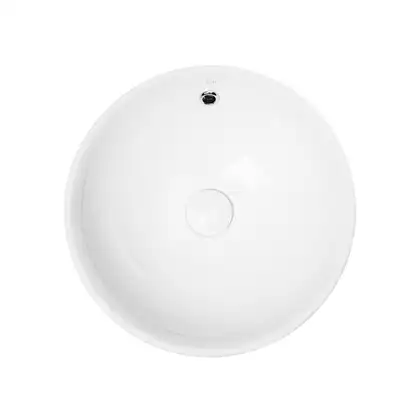 Раковина-чаша Qtap Robin 383х383х175 White с донным клапаном QT1311L408W