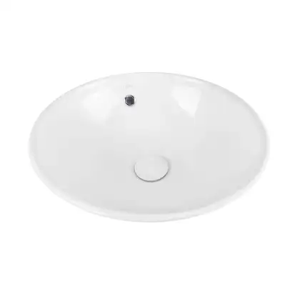 Раковина-чаша Qtap Robin 383х383х175 White с донным клапаном QT1311L408W