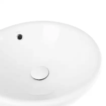 Раковина-чаша Qtap Robin 383х383х175 White с донным клапаном QT1311L408W