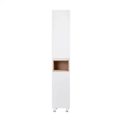 Пенал напольный Qtap Robin 350х1950х316 White/Whitish oak QT1376PN1651RWWO Пенал напольный Qtap Robin 350х1950х316 White/Whitish oak QT1376PN1651RWWO