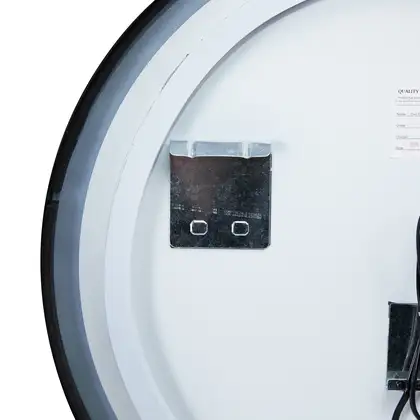 Зеркало Qtap Robin R600 Black с LED-подсветкой QT13786502B Зеркало Qtap Robin R600 Black с LED-подсветкой QT13786502B