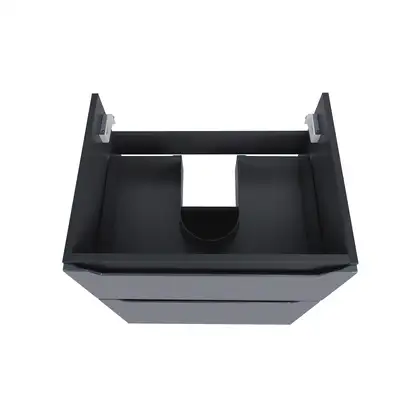 Комплект Qtap Scorpio 605х825х460 Graphite тумба напольная + раковина врезная QT1471TNВ6023060CG